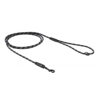Hurtta HU931946 Mountain Rope Leash, Raven, 6 ft-1/2 in
