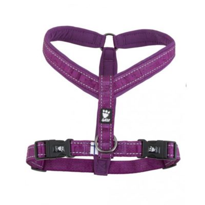 Hurtta HU932838 Casual Padded Y-Harness, Heather, 32-39 in