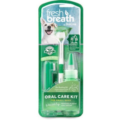 Tropiclean  001282 Fresh Breath Oral Care Kit for Small Dogs