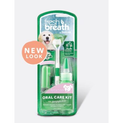 Tropiclean  001299 Fresh Breath Oral Care Kit for Dogs