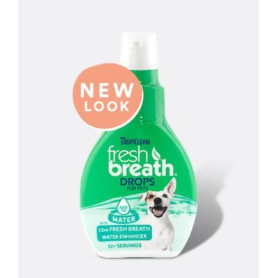 Tropiclean  FBCDDR6PC Fresh Breath Drops for Pets