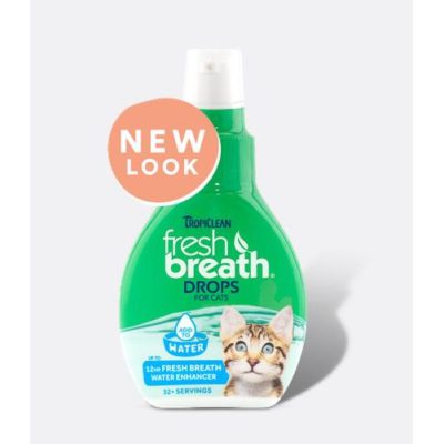 Tropiclean  FBCDDR6PC-CT Fresh Breath Drops for Cats